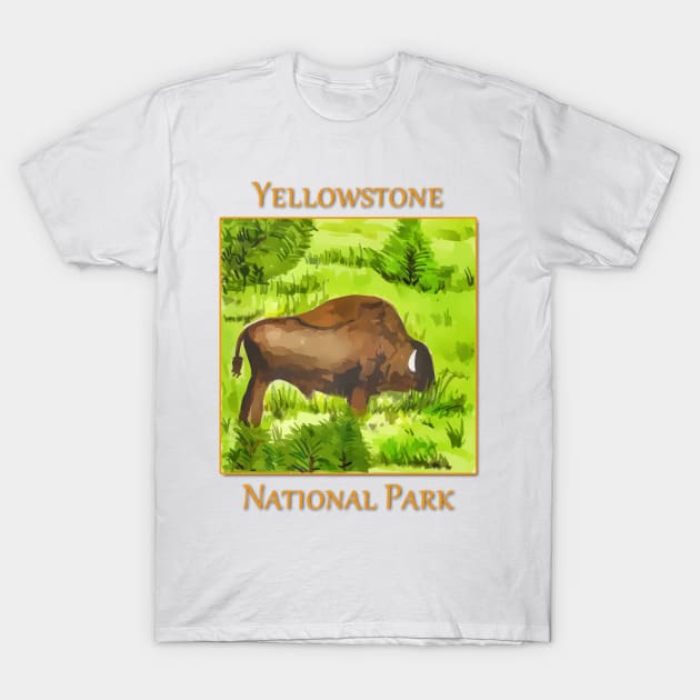 Yellowstone National Park T-Shirt by WelshDesigns